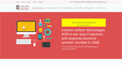 Desktop Screenshot of creationsoftech.com